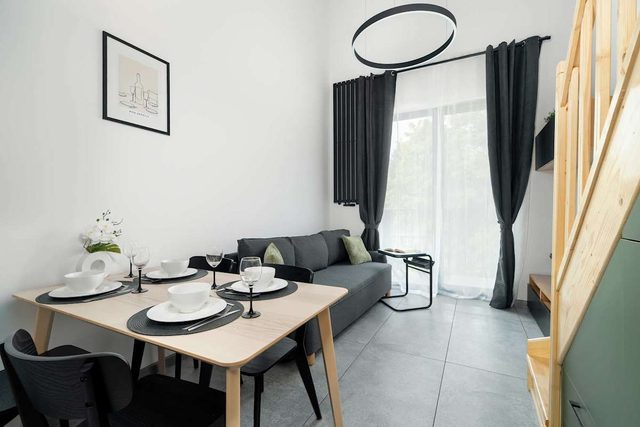 Cozy Studio in Poznan with Balcony