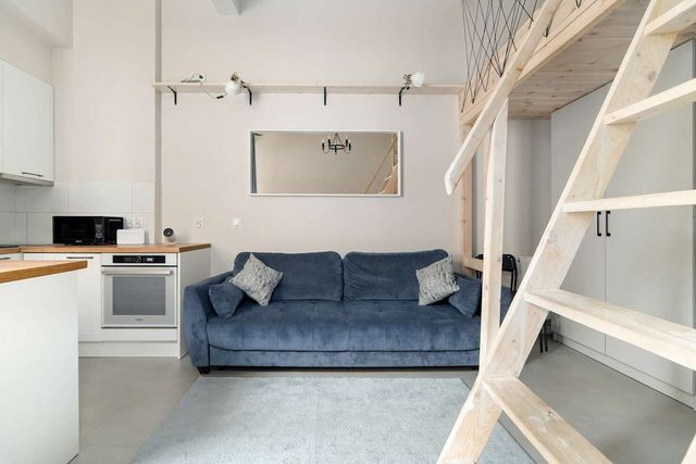 Garbary 31 Poznań | Cosy Studio with Mezzanine for 4 Close to the Old Market Square