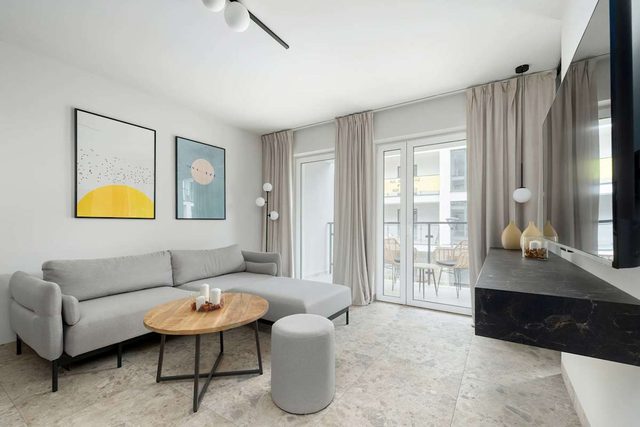 Baltic Apartments D15 Pobierowo | Stylish Studio | Outdoor Parking | Balcony | Swimming Pool
