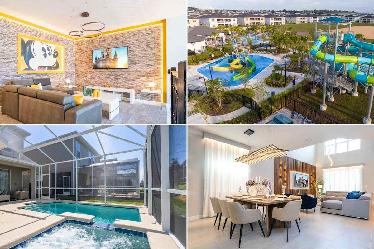 Modern 6BR Villa with Pool in ChampionsGate