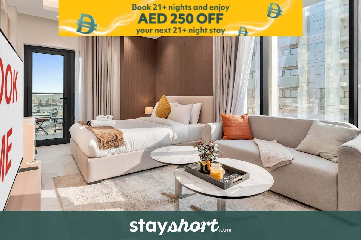 Free housekeeping visits during your stay - StayShort - Fresh and Modern Studio in JVT that Sleeps 2