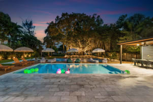 Boho Escape Villa • Canal View | Pickleball Court — El Portal, FL