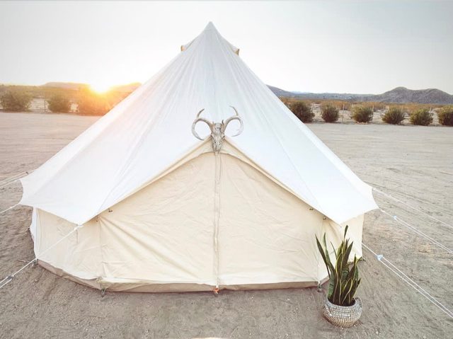 Yurt Tent #4 with Cowboy Pool