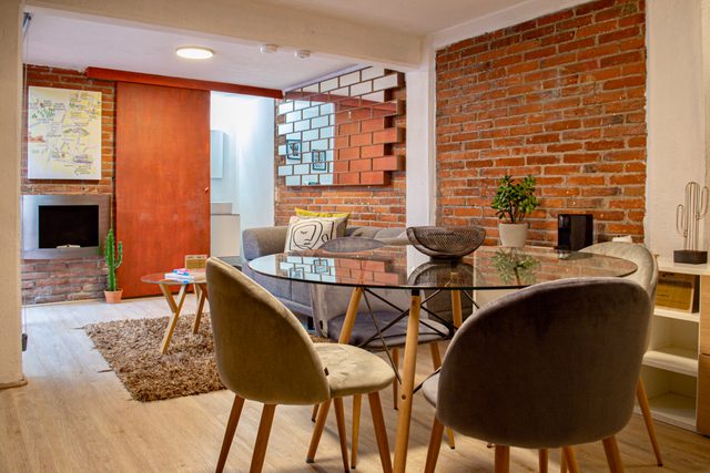 Modern brick retreat in Coyoacán | Patio — Ciudad de México, Mexico City