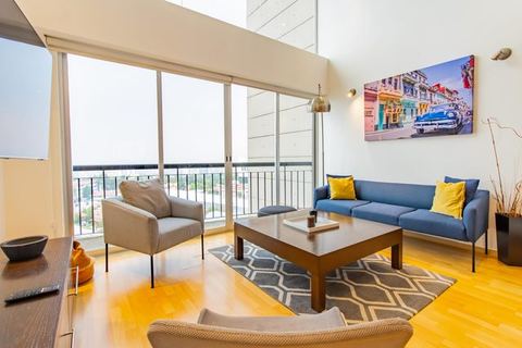 Capitalia | Santa Fe Duplex w/ Gym & City View — Ciudad de México, Mexico City