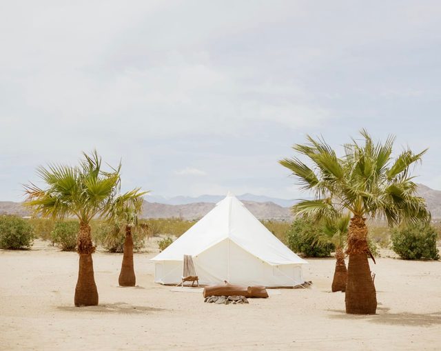 Yurt Tent #2 With Cowboy Pool — Joshua Tree, CA