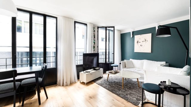Bright & renovated 3BD for 8 guests in Le Marais!