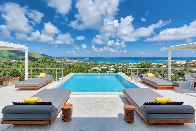 Villa Turquoze – Contemporary Oceanview Villa Above Orient Bay, St. Martin