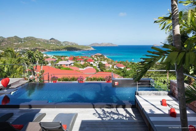 Villa PANAMA – Sleek 5-Bedroom Luxury Retreat with Ocean Views Above St. Jean, St. Barts