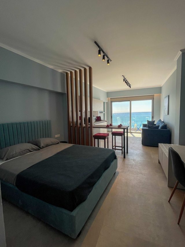 Charaki Sea Breeze Modern Studio with Sea View