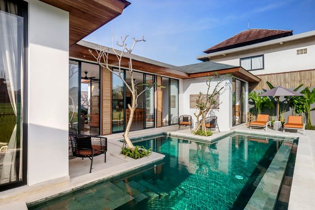 Hatchi Intimate 2BR Villa Ricefield View in Ubud