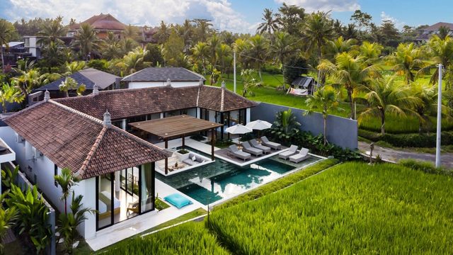 Mandarine 3BR Villa w/ Ricefields & Infinity Pool