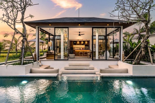 Villa Alma : 2BR w/Infinity Pool & Rice Field View