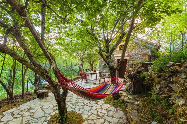 Pine Forest Chalet 1400m | Cinema & Fireplace — Artemisia, Peloponnese