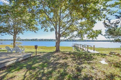 Fish or boat directly off our shared dock!
