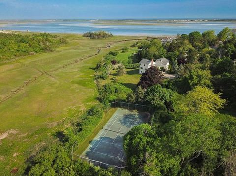 Water Views & Private Tennis Court! — Barnstable, MA