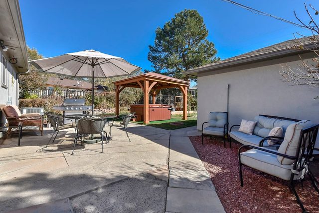 Hot Tub Gazebo near Downtown Colorado Springs View