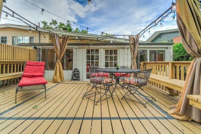 Patio, Mini Treehouse & Deck with Palmer Park view — Colorado Springs, CO