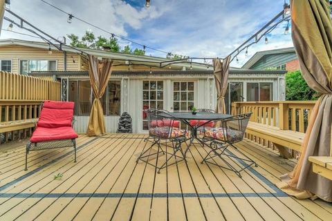 Patio, Mini Treehouse & Deck with Palmer Park view — Colorado Springs, CO