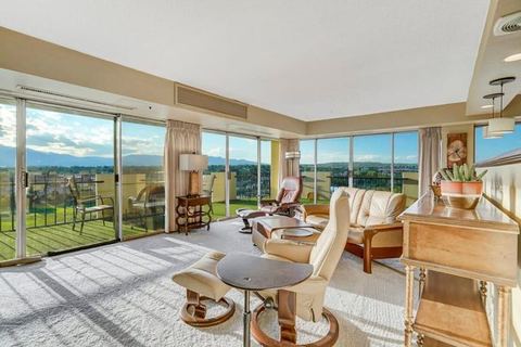 Overlooking Mountain Views | Terrace | Pool access — Colorado Springs, CO