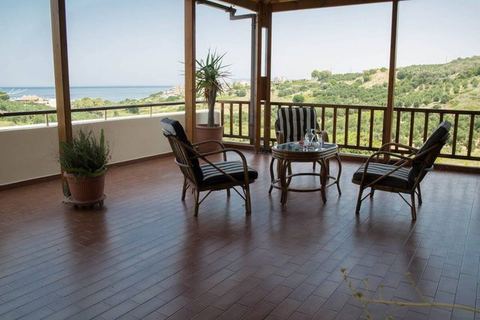 Alexandra Villa Stalos | 750m From The Beach
