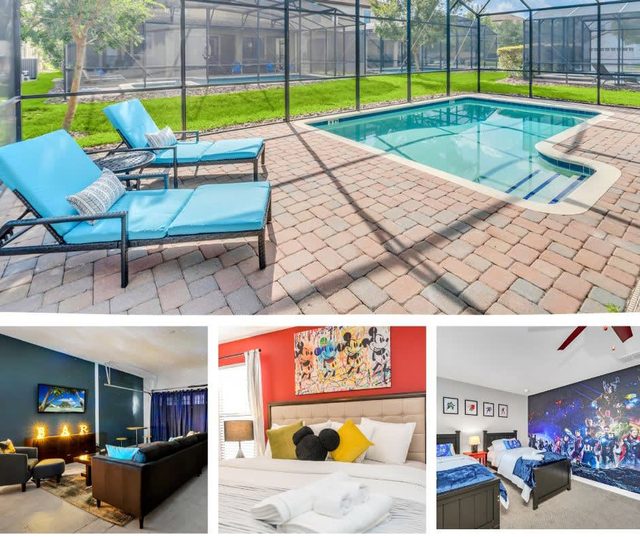 Championsgate Charm! 9 BR, Theming & Game Room