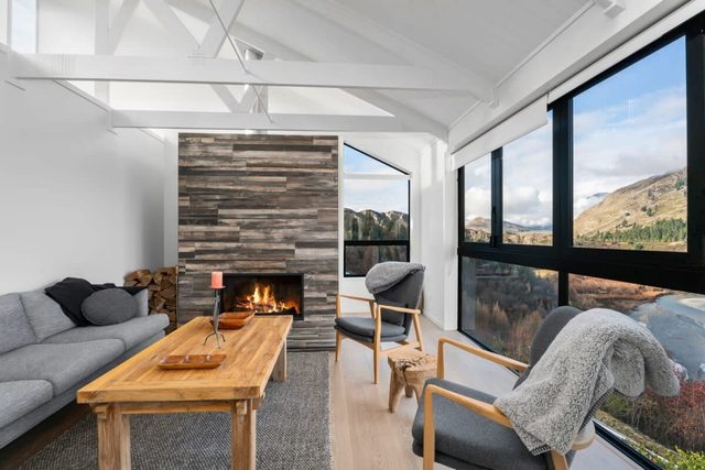 Riverfront Chateau with Stunning Mountain Views
