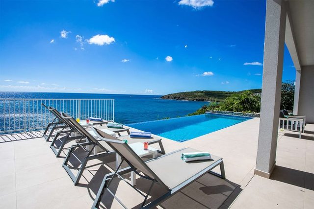 Aqua (4 bedrooms) - Ocean view villa with pool, Indigo Bay, St. Maarten