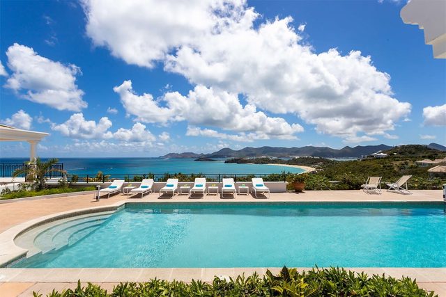 Beaulieu (3 bedrooms) - Luxury villa Baie Rouge ocean view with pool, Terres Basses, St. Martin