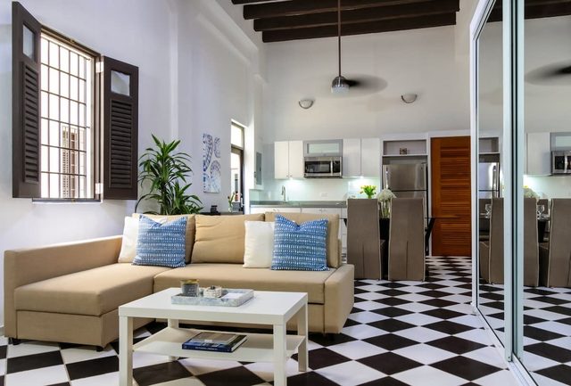 Mezzanine Suite | Loft style 1 Bedroom in best location in Old San Juan with Plaza View — San Juan, PR