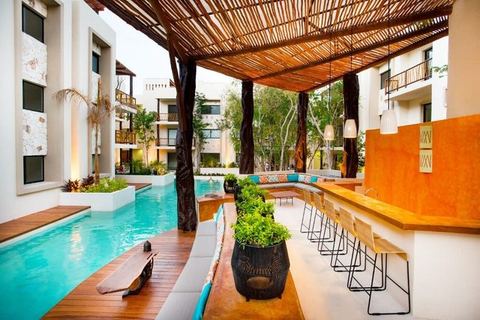 Peaceful 2BR Pool Access Condo at Aldea Zama