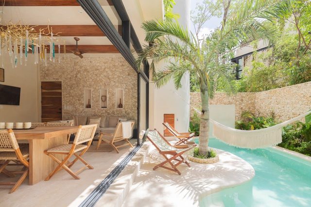 Eco-Chic TownVilla with Private Pool | Gated at Tulum | Concierge