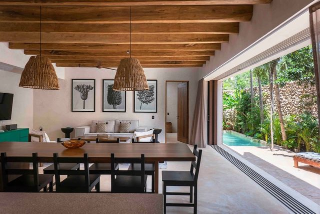 Boho-Chic 3BR Home | Private Rooftop  Pool, Patio & Gated Community