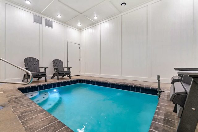 Private Indoor Pool, Spacious Deck, Mountain Views
