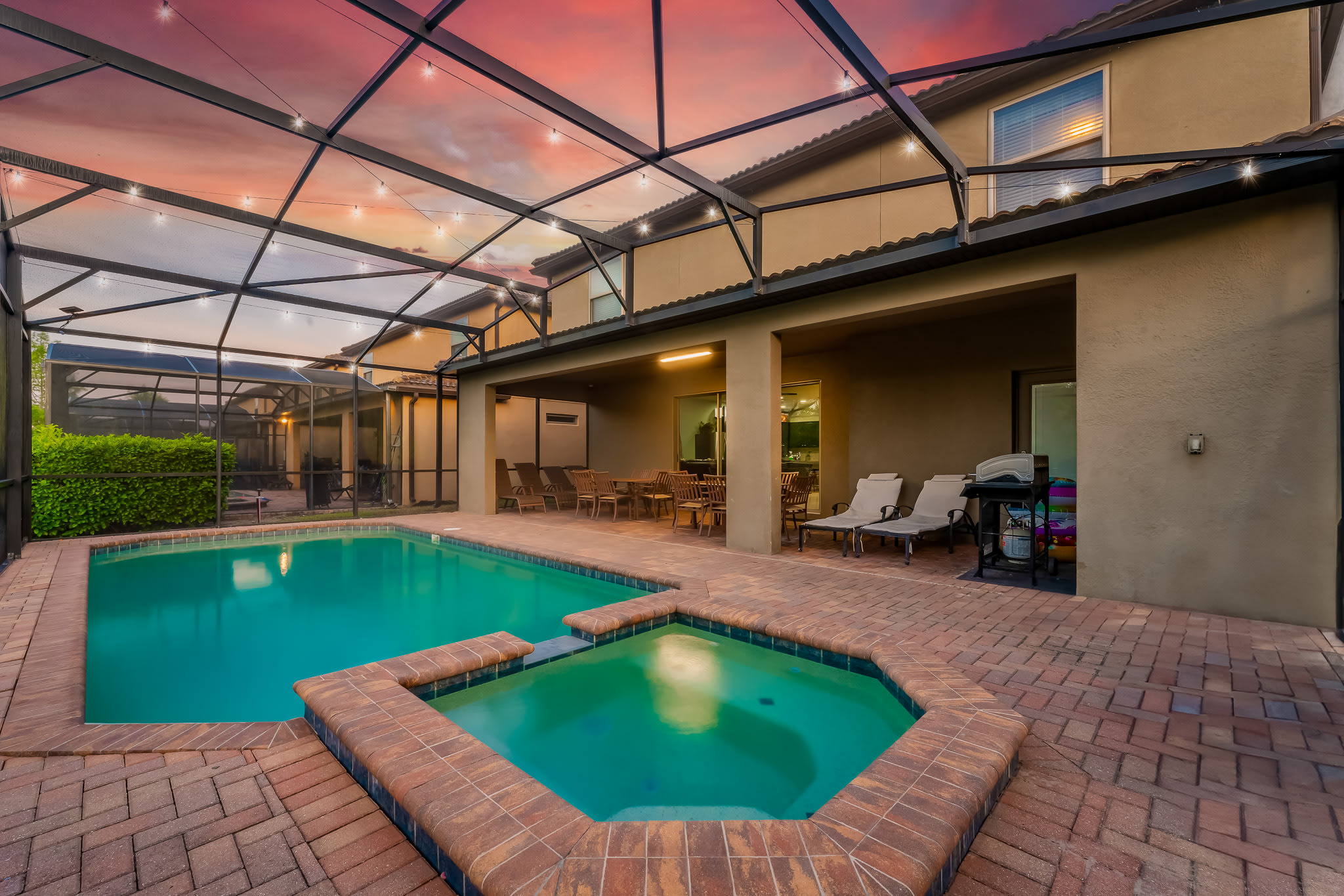 Villa w/private pool w/heat & water park