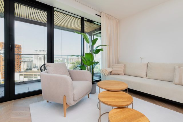 Tarasy Bałtyku 31 Gdańsk | Prestige Apartment with Balcony and Parking