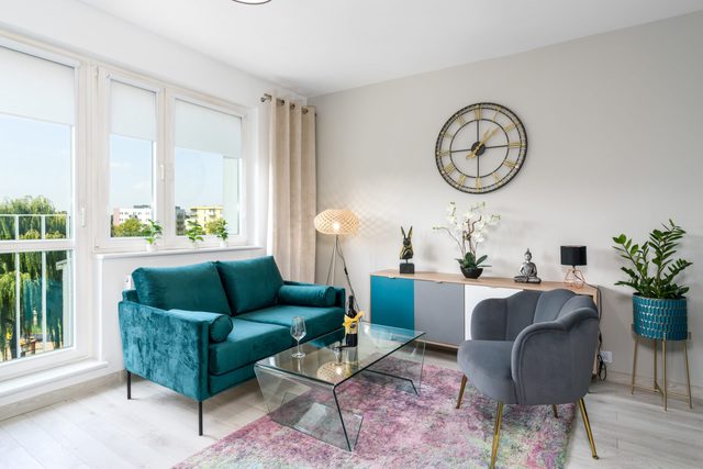 Keplera 8B Poznań | Comfy Studio with Balcony