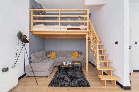 Arianska Studio with Mezzanine Cracow Center by Noclegi Renters