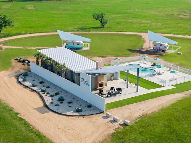 Blue Skies Resort | Glamping | Pool | Fireplace — Fredericksburg, TX