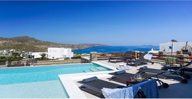 Luxury White Oasis Villa w Private Pool in Mikonos