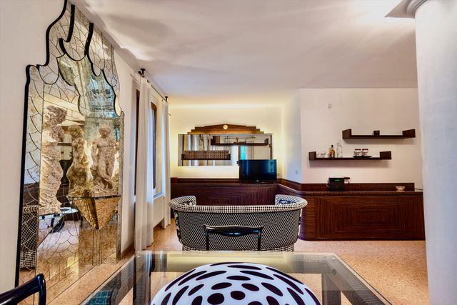 Luxury apartment with private gym