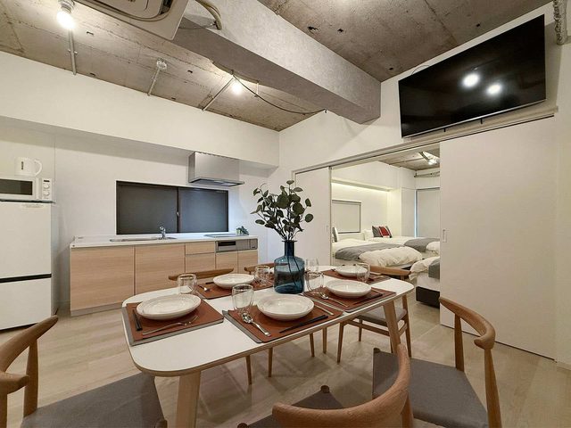 Spacious 2BR Apt in Hatchobori for Up to 10 Guests