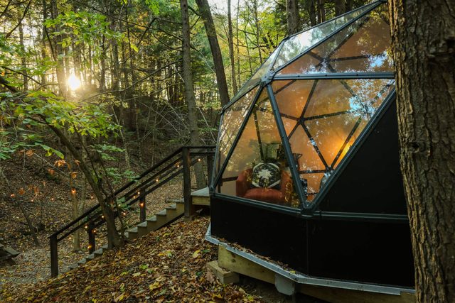 Secluded dome by a stream | Hot tub add-on - 27 — Freeport, ME