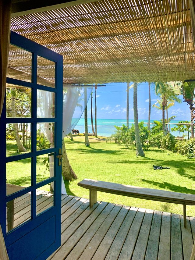 Greek-Style Beachfront Villa on Espelho - BAH074 — Praia do Espelho - BA, Bahia