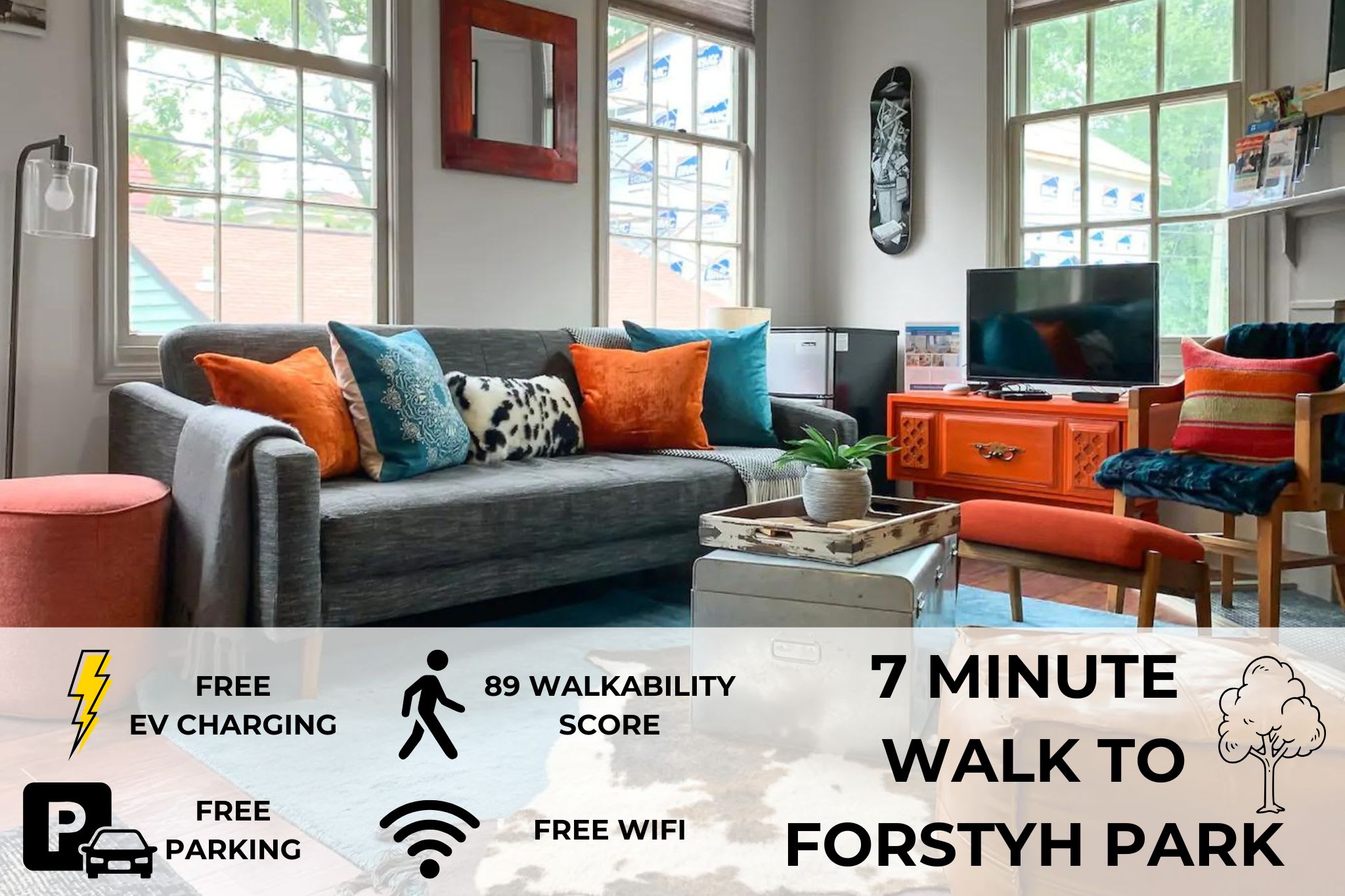 Charming Savannah Townhouse: Walk to Forsyth Park & Downtown!