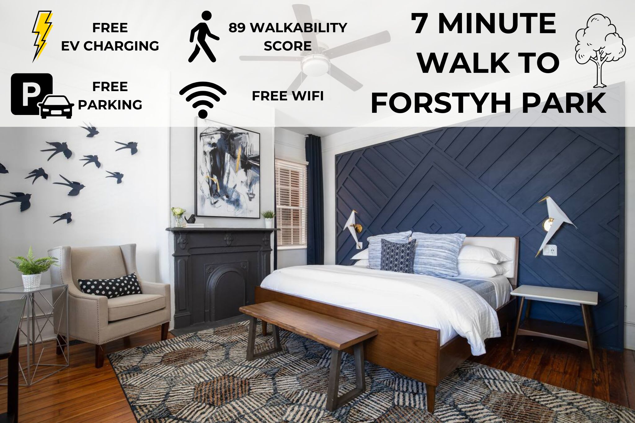 Savannah Condo - Forsyth Park & Downtown Steps Away