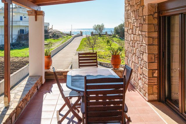 Beachfront Stone House - Samos Seaview Retreat