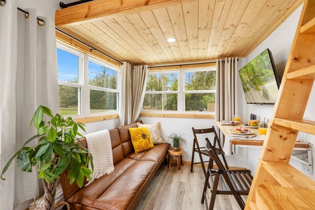 Nook at the Springs | Tiny Home • Full Kitchen — Fort White, FL