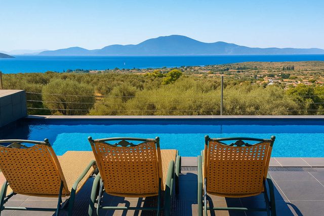 Evia Private Pool Gem - Seabliss Tranquil Oasis