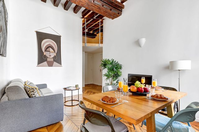 Charming 1BR by Pompidou & Louvre - Sleeps 4